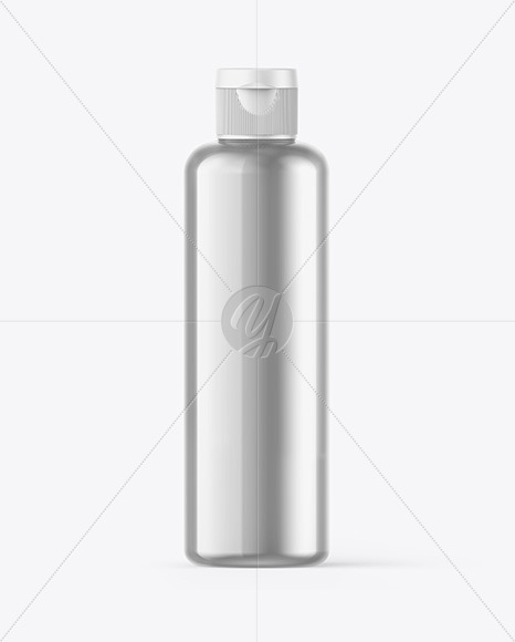 Free Metallic Bottle Mockup