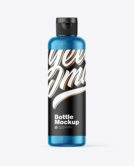 Metallic Bottle Mockup PSD #2