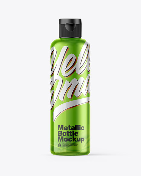 Metallic Bottle Mockup