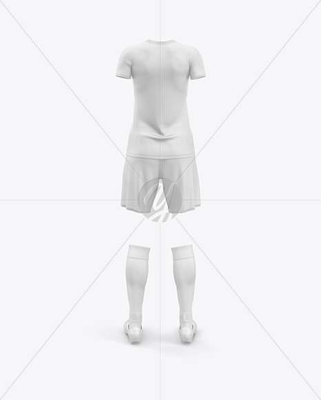 Free Women's Soccer Kit Mockup