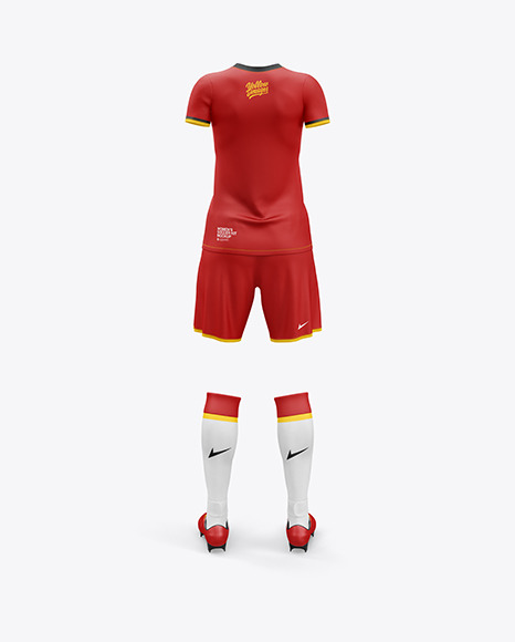 Women S Soccer Kit Mockup In Apparel Mockups On Yellow Images Object Mockups