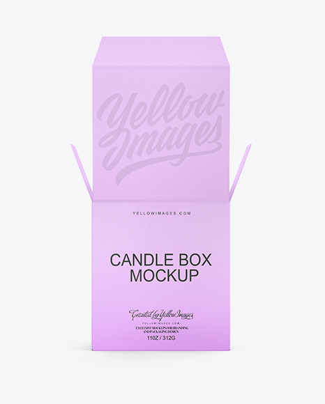 Candle W  Box Mockup PSD #2