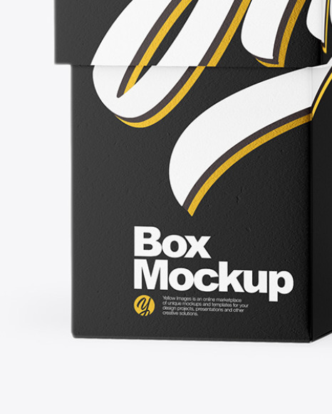 Download Matte Opened Lipstick With Box Mockup In Tube Mockups On Yellow Images Object Mockups