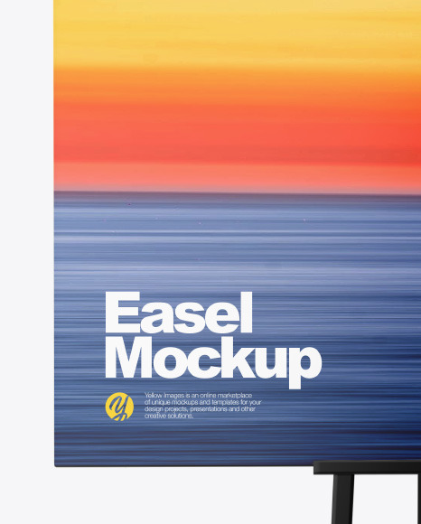 Easel Mockup PSD #1