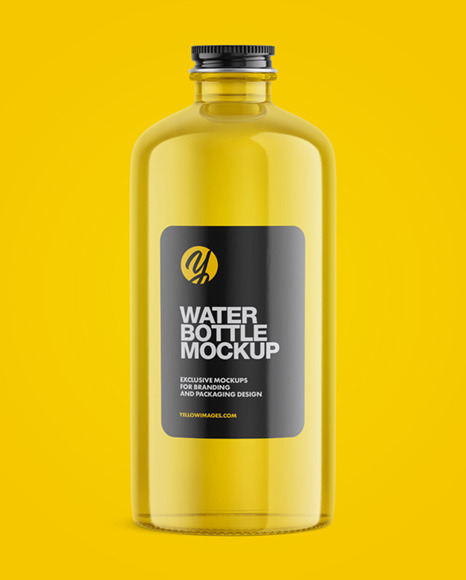 Water Bottle Mockup PSD #2