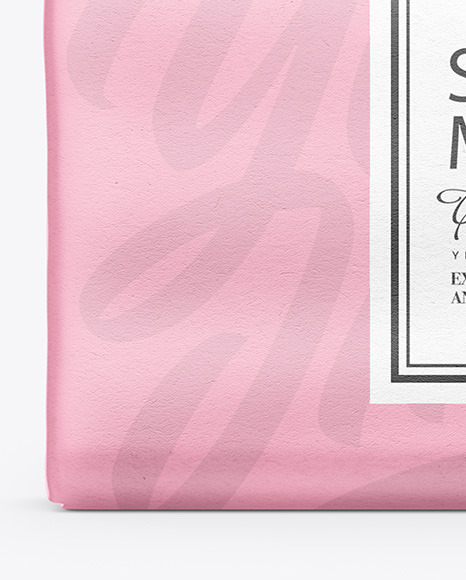 Paper Soap Bar Package Mockup PSD #1