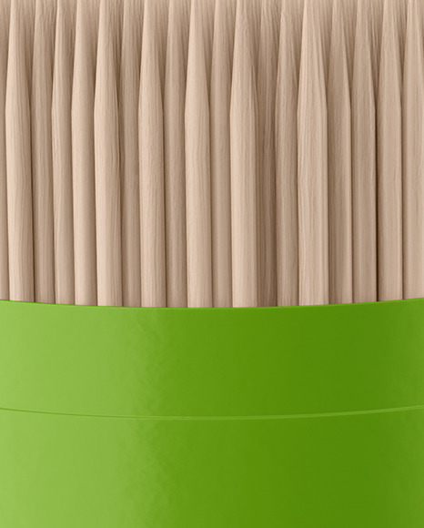 Tube with Toothpicks Mockup PSD #2