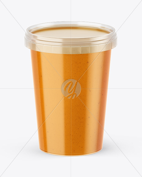 Download Plastic Soup Container Mockup in Pot & Tub Mockups on Yellow Images Object Mockups