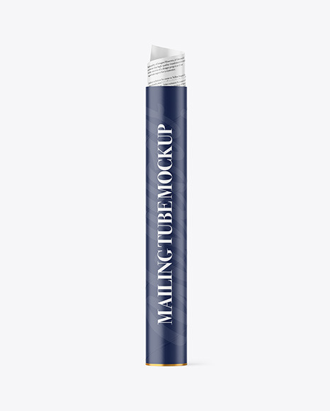 Matte Mailing Tube Mockup