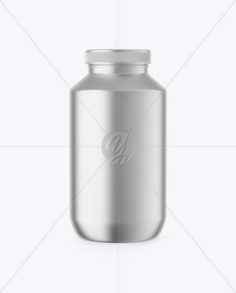 Free Metallic Bottle Mockup