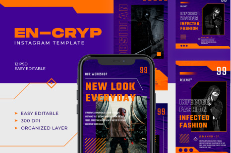 Encryp Instagram Template