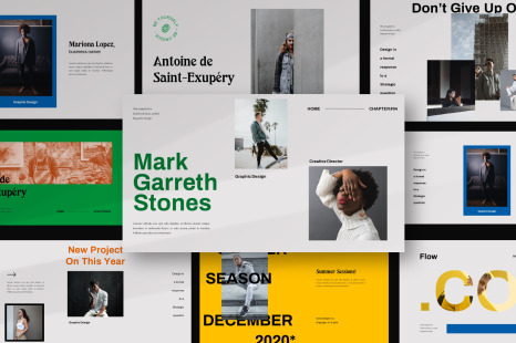 Flowing.Co Powerpoint Template