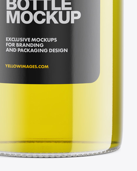 Olive Oil Bottle Mockup PSD #1