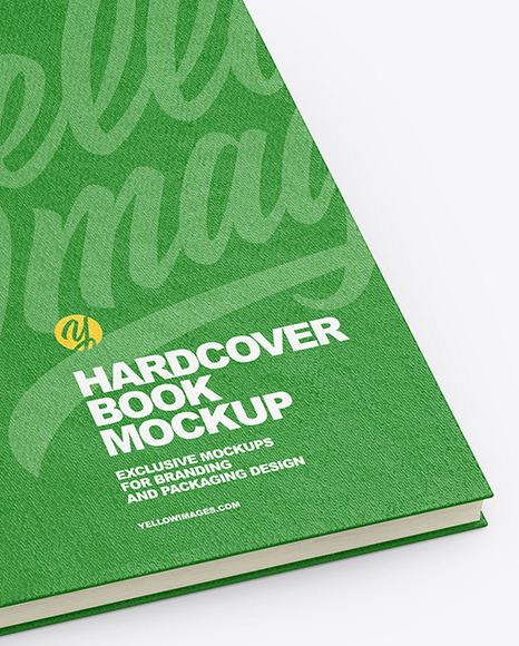 Hardcover Books w  Fabric Cover Mockup PSD #3