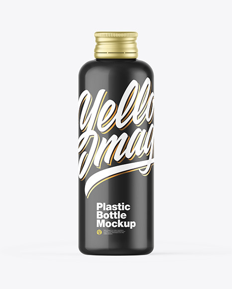 Glossy Bottle w  Metallic Cap Mockup PSD #2