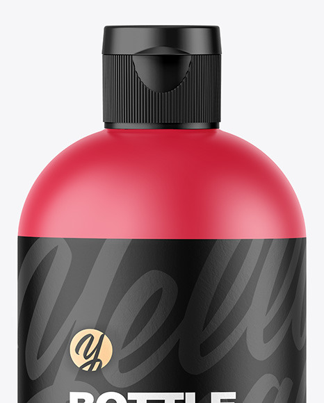 Matte Plastic Bottle Mockup PSD #1