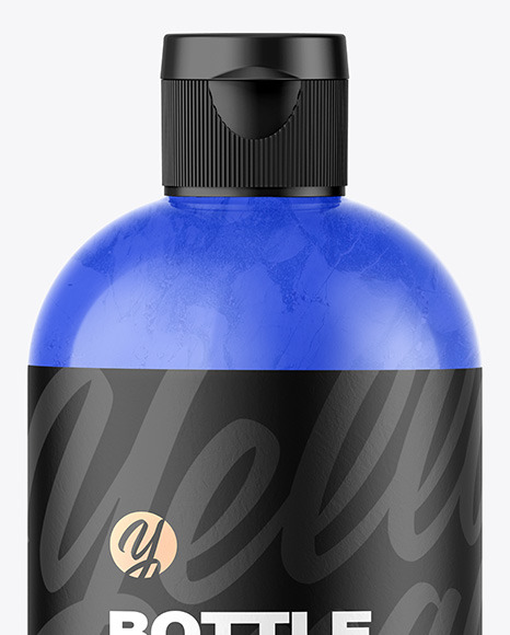 Glossy Plastic Bottle Mockup PSD #1