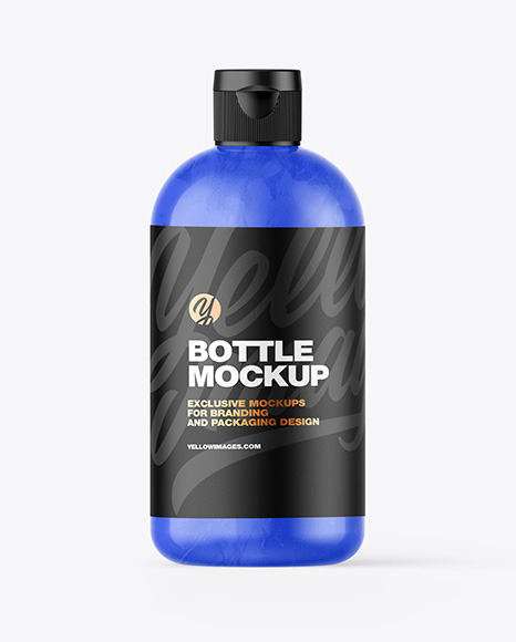 Glossy Plastic Bottle Mockup PSD #2