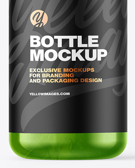 Metallic Bottle Mockup PSD #6