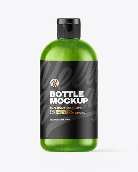 Metallic Bottle Mockup PSD #2