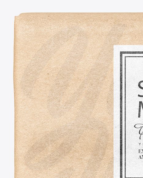 Kraft Paper Soap Bar Package Mockup