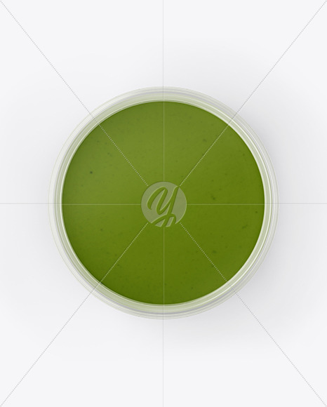 Plastic Soup Container Mockup PSD #1