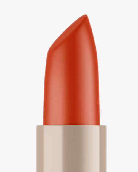 Glossy Opened Lipstick With Box Mockup PSD #4