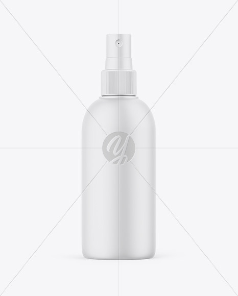 Free Matte Spray Bottle Mockup