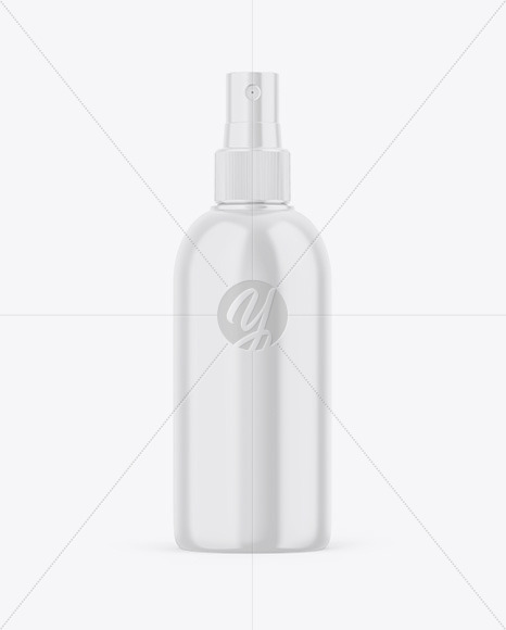 Free Glossy Spray Bottle Mockup