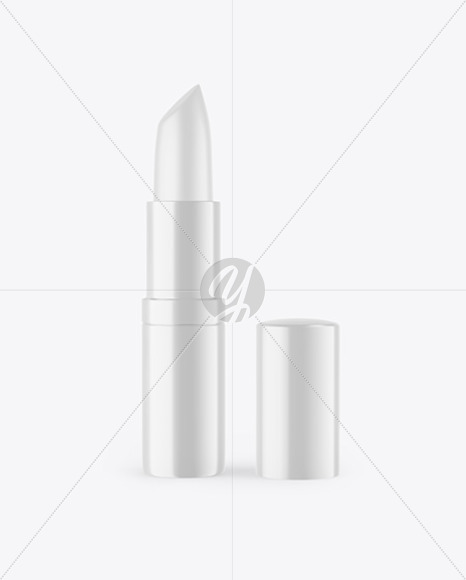 Free Glossy Opened Lipstick Mockup