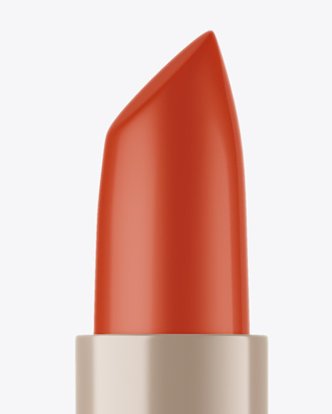 Glossy Opened Lipstick Mockup PSD #2