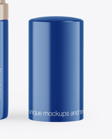 Download Glossy Opened Lipstick Mockup In Tube Mockups On Yellow Images Object Mockups