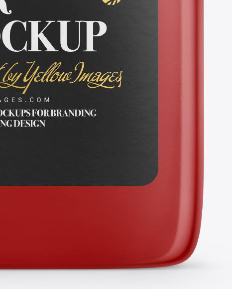 Glossy Ceramic Jar Mockup PSD #7