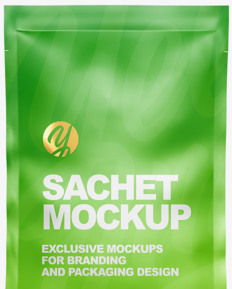 Download Matte Sachet Mockup In Sachet Mockups On Yellow Images Object Mockups