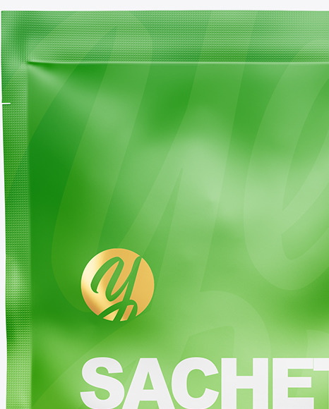 Matte Sachet Mockup PSD #1