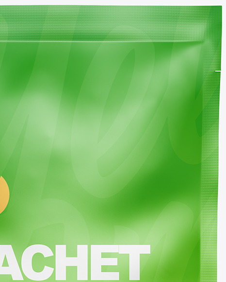 Matte Sachet Mockup PSD #6