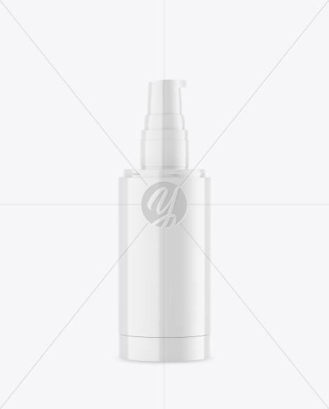 Free Glossy Plastic Bottle Mockup