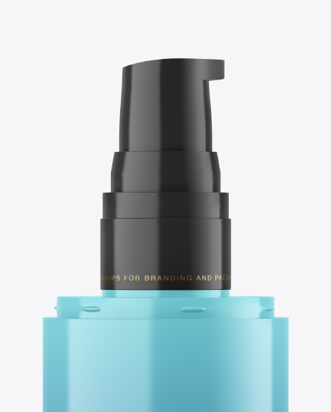 Glossy Plastic Bottle Mockup PSD #1