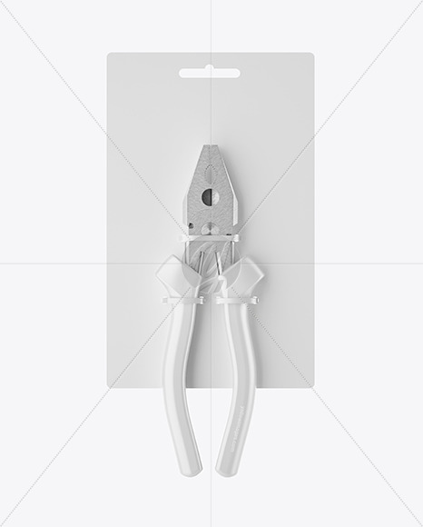 Free Pliers Mockup - Front View