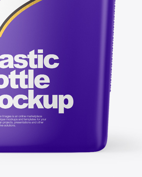 Plastic Bottle Mockup PSD #1