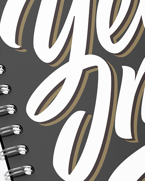 Notebook Mockup PSD #2