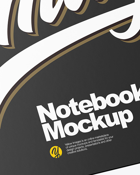 Notebook Mockup PSD #1