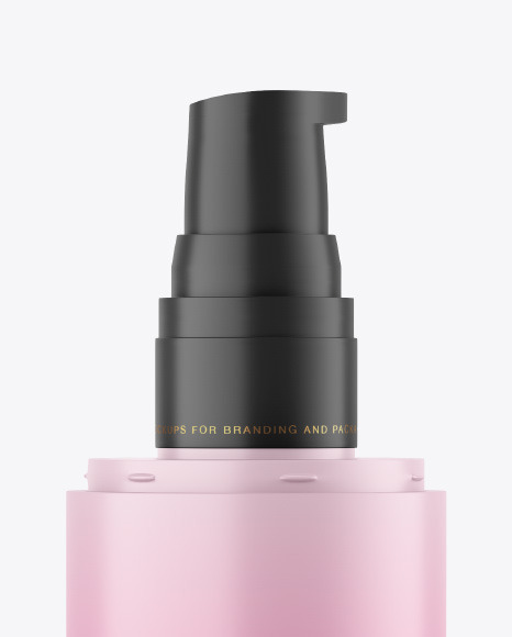 Matte Plastic Bottle Mockup PSD #1