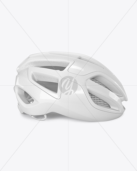 Download Cycling Helmet Mockup Half Side View In Apparel Mockups On Yellow Images Object Mockups