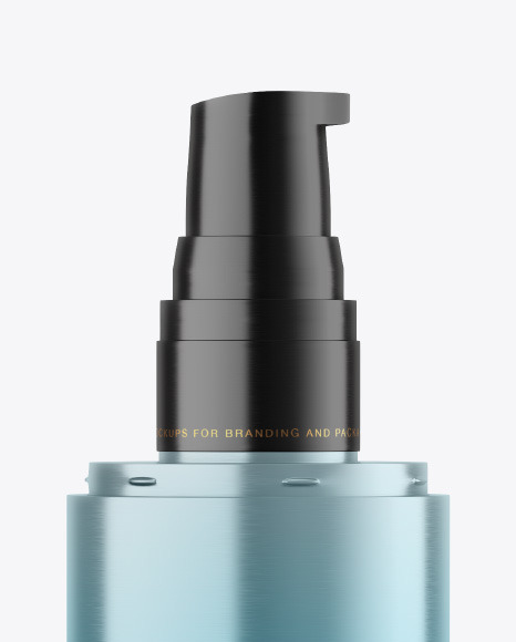 Metallic Bottle Mockup PSD #1