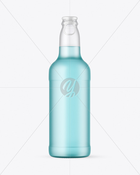 Download Frosted Glass Drink Bottle Mockup Free Mockups