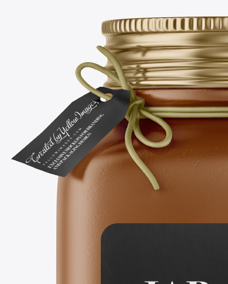 Matte Ceramic Jar Mockup PSD #6