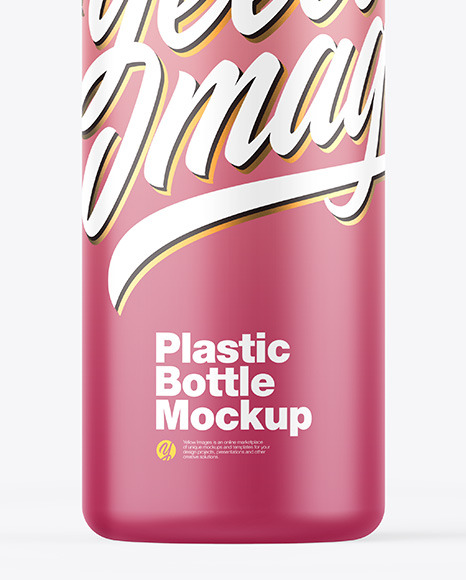Matte Bottle w  Open Pump Mockup PSD #1