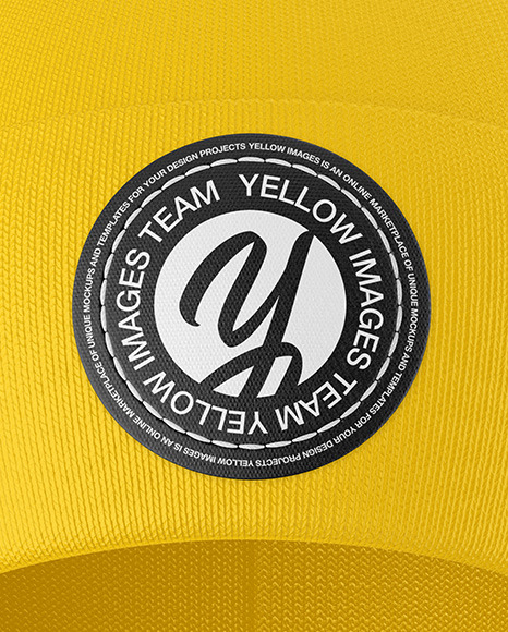 Download Winter Hat Mockup In Apparel Mockups On Yellow Images Object Mockups