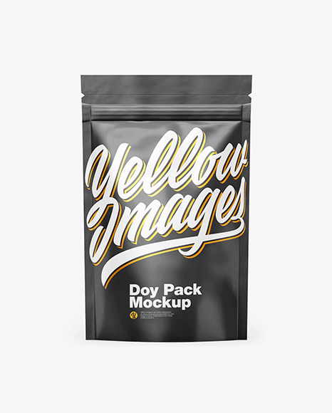 Download Glossy Stand Up Pouch Mockup In Pouch Mockups On Yellow Images Object Mockups